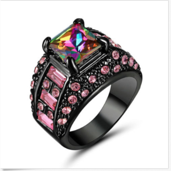 💋3 for $20 Mystic Topaz RIng gf 0KT Pink - Picture 2 of 3
